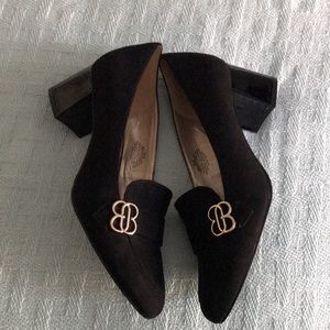 Bandolino Block Heel Pumps, Black, Size 9.5